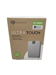 Seagate Ultra Touch 5TB Portable USB-C Drive STMA5000400 *3 HOURS POWER ON* READ - Picture 1 of 15