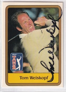 Tom Weiskopf 1982 Donruss RC SIGNED CARD AUTOGRAPHED - Picture 1 of 1