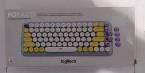 CLAVIER MÉCANIQUE SANS FIL LOGITECH POP KEYS - 920-010708 - DAYDREAM COMME NEUF - Photo 1/4