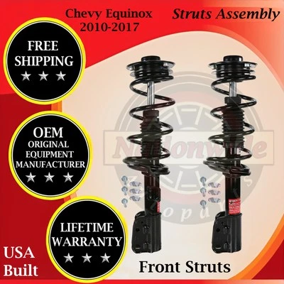 Puntales delanteros originales Monroe OEM para Chevy Equinox 2010-2017 garantía de por vida Foto 1 de 4