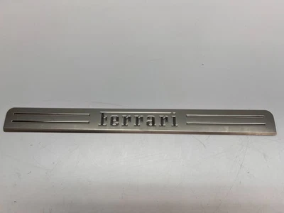 FERRARI 488 GTB SPIDER F8 TRIBUTO RIGHT DOOR SILL ENTRY KICK PLATE OEM 86786100 - Image 1 of 4