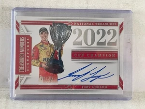 2024 Panini National Treasures Joey Logano Treasured Numbers Auto #/75 Nascar - Bild 1 von 3