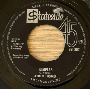 JOHN LEE HOOKER DIMPLES 7" SINGLE STATESIDE (1964) VG BLUES GT BRITAIN - Picture 1 of 3