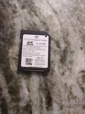 OEM Toyota SD navigation card 86271-YY022 Tom Tom 2012 Class 2 - Image 1 of 2