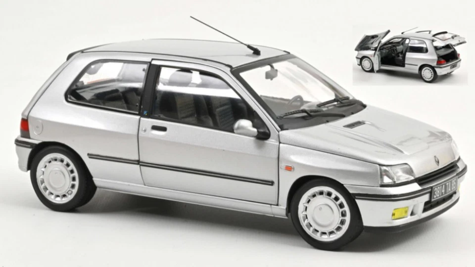 RENAULT CLIO 16S ICEBERG GREY 1992 1:18 NOREV 185256 - Immagine 1 di 1