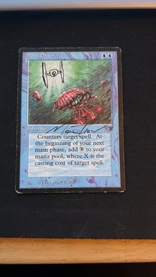 Mana Drain Legends LP Signed Altered MTG - Bild 1 von 2