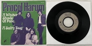 Procol Harum-A Whiter Shade of Pale/A Salty Dog/German 45-M Vinyl/NM+Pic. Slv. - Picture 1 of 2