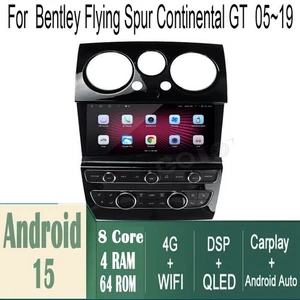 Android Navigation Car Gps Stereo Radio For Bentley Flying Spur Continental GT - Picture 1 of 19