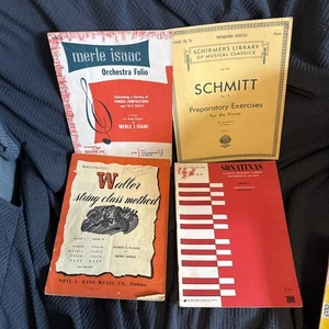 Four music books string class method, shimmer’s library of musical Classics Schm - Picture 1 of 2