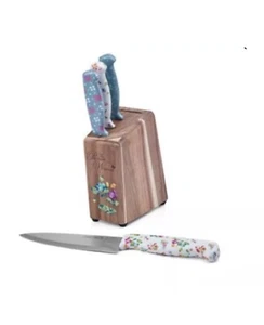 Pioneer Woman Blooming Bouquet Cutlery Prep Set, 5 Pieces - NEW IN BOX !!! - Picture 1 of 8