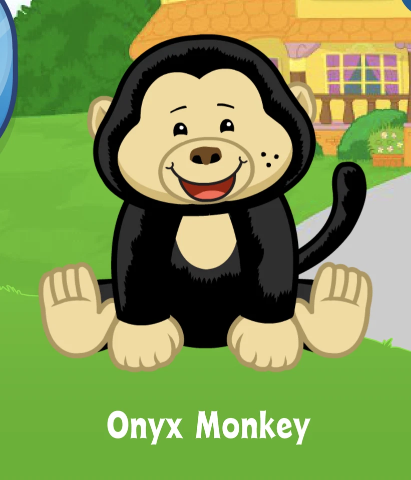 Webkinz Onyx Monkey Virtual Adoption Code Only Messaged Webkinz Onyx Monkey Code - Image 1 of 1