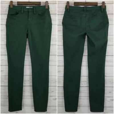 *Defectos* Pantalones de mezclilla ajustados verdes al tobillo Madewell para mujer talla 26 C9620 Foto 1 de 4