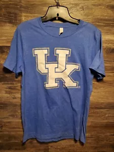 Kentucky UK Wildcats Hemd HERREN mittelblau weiches Hemd Vintage Ncaa - Bild 1 von 2
