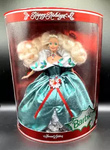 NOS Mattel Happy Holidays Special Edition Barbie - Picture 1 of 10