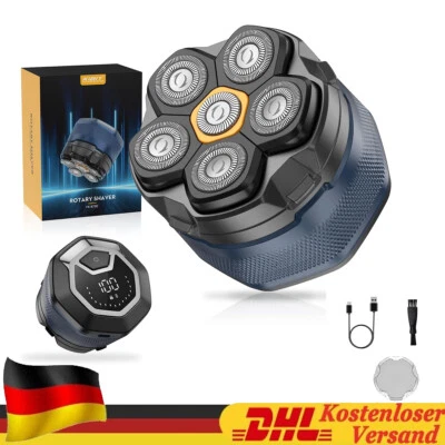 MARKENLOS 6D Elektrisch Rasierer Skull Shaver Gesicht Kopfrasierer Glatzen Rasierer Herren