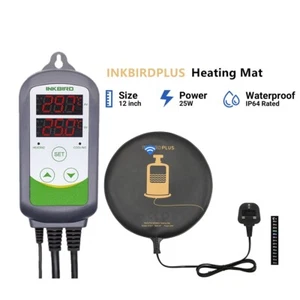 Inkbird Temp controller Thermostat Heat Cool CF + 25W Brew Heat Mat Wine Make UK - Picture 1 of 14