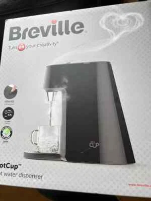 BREVILLE VKT124 Hot One Cup Energy Saving Dispenser Kettle Fast Boil 3kW - 1.7L - Image 1 of 4