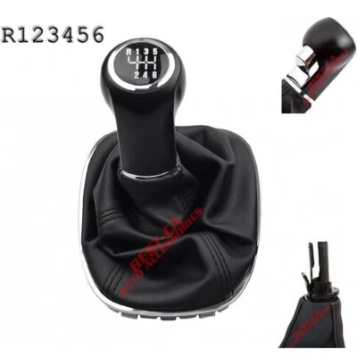 SANS MARQUE/ POUR OPEL CORSA D E ADAM Pommeau Levier De Vitesse + Soufflet + Cadre 6 Vitesses Pour Opel Corsa D E Adam