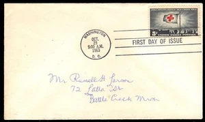 UNITED STATES - 1963 International Red Cross Centenary First Day Cover - Picture 1 of 2
