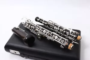Oboe C Schlüssel Ebenholz Holz Korpus 3. Oktave links F Resonanz F Voll Wintergarten 1 Ord - Bild 1 von 12