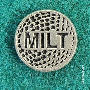 Personalized Metal Golf Ball Marker for Milt - Picture 1 of 1