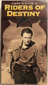 VHS Video Brand New Riders of Destiny John Wayne & Gabby Hayes Black & White - Picture 1 of 2