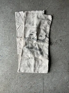 Vintage Beebe Farms Feed Sack Forreston, IL Bee Scarce Corn Bag - Picture 1 of 4