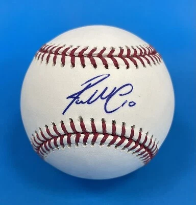 Бейсбольный мяч с автографом Риз Макгуайр с сертификатом MLB - Изображение 1 из 3