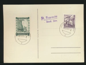 Postal filing St. Ruprecht post Stadl Styria on card (F72) - Picture 1 of 1