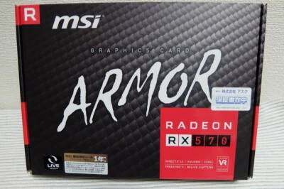 MSI RADEON RX570 ARMOR 8GB From Japan  - Image 1 of 4