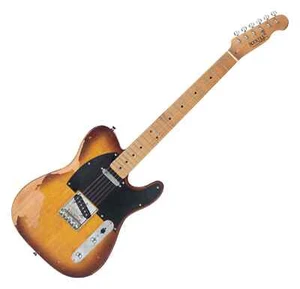 Rocktile Vinstage TL Chitarra Elettrica Vintage Sunburst Relic Aged Corpo Pickup - Foto 1 di 9