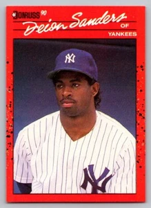 1990 Donruss #427 Deion Sanders - Picture 1 of 2
