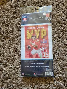 Super Bowl 58 Champions Kansas City Chiefs Patrick Mahomes MVP 28x40 Banner - Picture 1 of 2