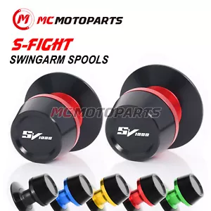 S-Fight Model 8mm Swingarm Spools For SV1000/S 2003-07 03 04 05 06 - Foto 1 di 10