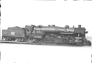 4DD549 NEG/RP 1920s? FERROCARRIL CENTRAL DE GEORGIA 2-10-2 LOCO #771 - Imagen 1 de 1