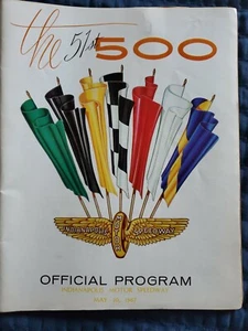 EXC Indianapolis motor speedway 500 Race 1967  RARE official program W/ SCORING - Picture 1 of 5