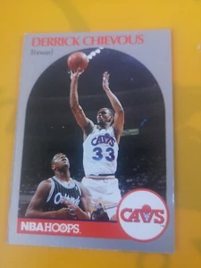 Carte Collection Basket Nba Hoops 1990 Cleveland Cavaliers #72 Derrick Chievous - Imagen 1 de 2