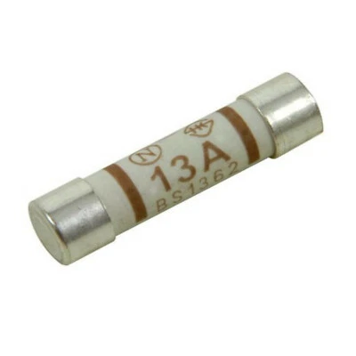 13 AMP CERAMIC FUSE BS1362 DOMESTIC HOUSEHOLD MAINS PLUG CARTRIDGE FUSE - Image 1 of 3