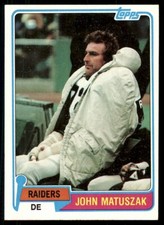 1981 Topps John Matuszak #255 NM-MT / Better Oakland Raiders