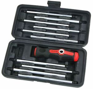 11pcs Screwdriver Set With Straight & T Bar Handle, 20 In 1