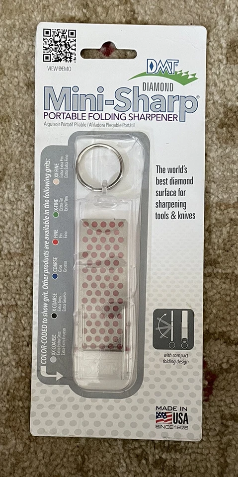 DMT Diamond Mini-Sharp Portable Folding Sharpener F70F Fine Grit - Image 1 of 1