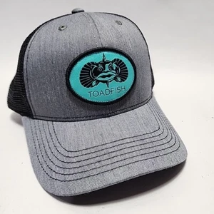 NWOT Toadfish Outfitters Snapback Classic Trucker Fishing Hat Embroidered - Picture 1 of 5