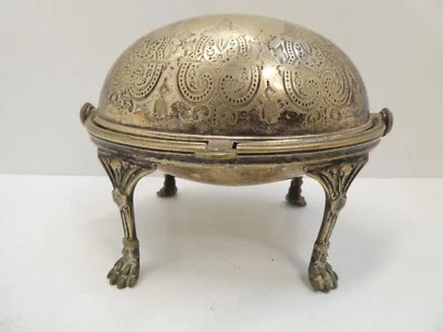 WM&S SELLO DE CASTOR EPNS ROLLO SUPERIOR PLATEADO PLATO DE MANTEQUILLA PLATO PARA SERVIR Foto 1 de 4