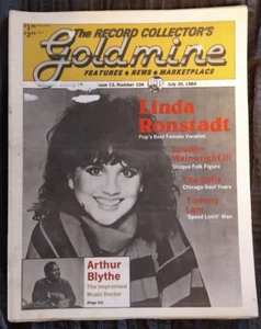GOLDMINE Magazine LINDA RONSTADT Vol. 10 ISSUE 13 Number 104 July 20th 84 - Picture 1 of 1