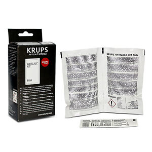 KRUPS F054 Descaler Espresso Coffee Machine/Kettle Powder Anti-Calc Kit Sachets 
