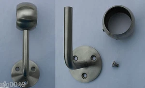Edelstahl Handlaufhalter V2A Stütze Handlaufträger Wand Konsole Geländer VA - Foto 1 di 4