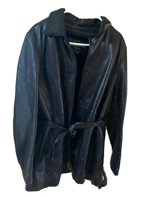 AMBITION BLACK LEATHER JACKET WOMEN SIZE XL REMOVEABLE LINING - Image 1 of 4