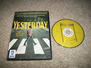 YESTERDAY (2019) DVD! DANNY BOYLE! THE BEATLES! *EX-LIBRARY* FREE FAST SHIPPING! - Picture 1 of 2
