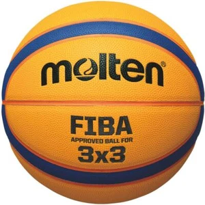 Baloncesto fundido al aire libre 3x3 baloncesto callejero FIBA pelota al aire libre azul/amarillo talla 6 - Imagen 1 de 2
