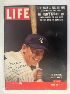 1965 Full Life Magazine Mickey Mantle New York Yankees AUTO Beckett LOA - Picture 1 of 3